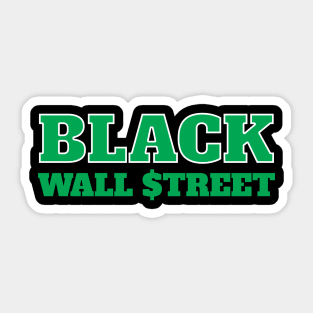 Black Wall Street, Black History Sticker